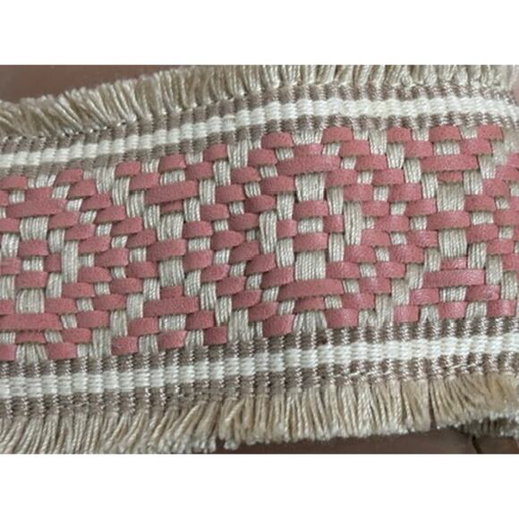 Tommy Hilfiger Platform Espadrille Sandals Womens Sz 11 Pink Jute Wrap Zip Heels - Picture 6 of 15